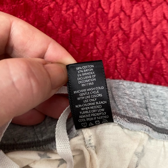 Kensie Stars Print Pajama Only Pants Ivory women’s size M - Picture 8 of 10